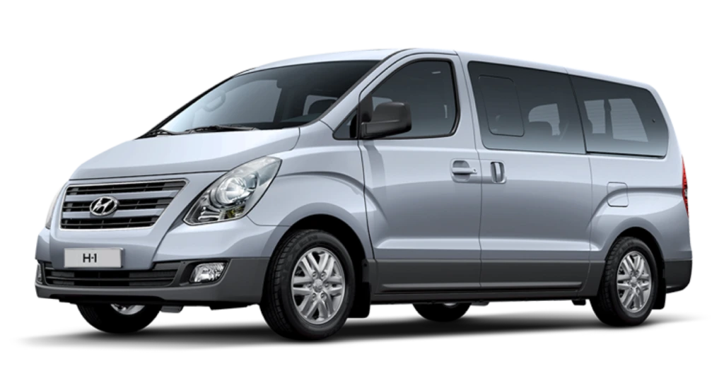 H1 Hyundai taxi for travel between Jeddah, Makkah, and Madinah