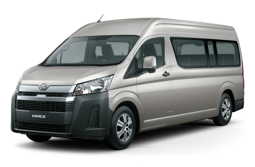 Jeddah to Makkah taxi Toyota Hiace – spacious, air-conditioned van for Umrah travel